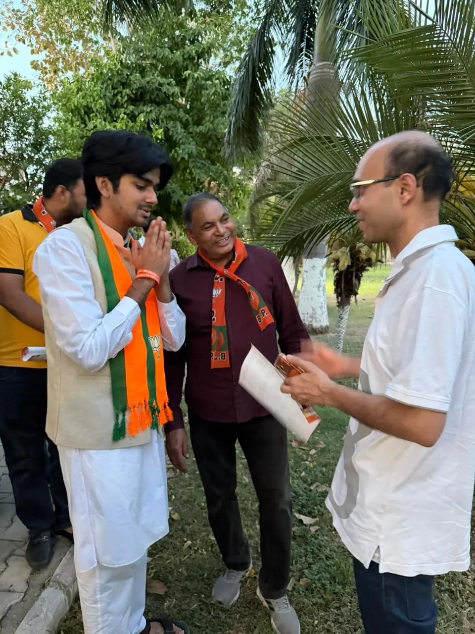 Parth Gupta Meets Ward 6 Residents in Panchkula, Pledges Solutions on Every Issue — photo 2
