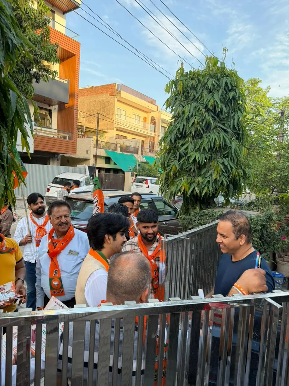 Parth Gupta Meets Ward 6 Residents in Panchkula, Promises Priority Action