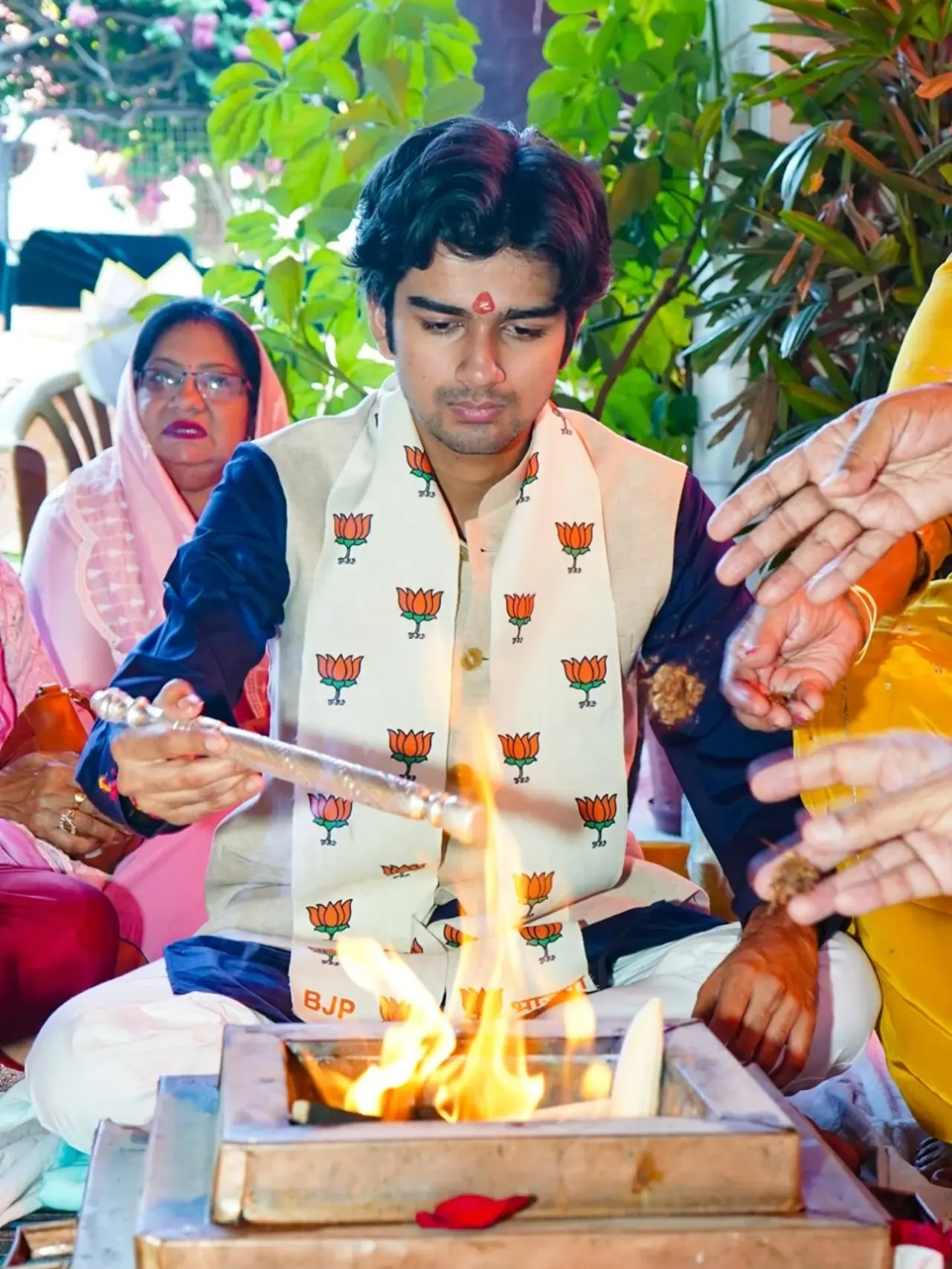 Parth Gupta Marks His Birthday With a Hawan in Ward 6, Panchkula — photo 2