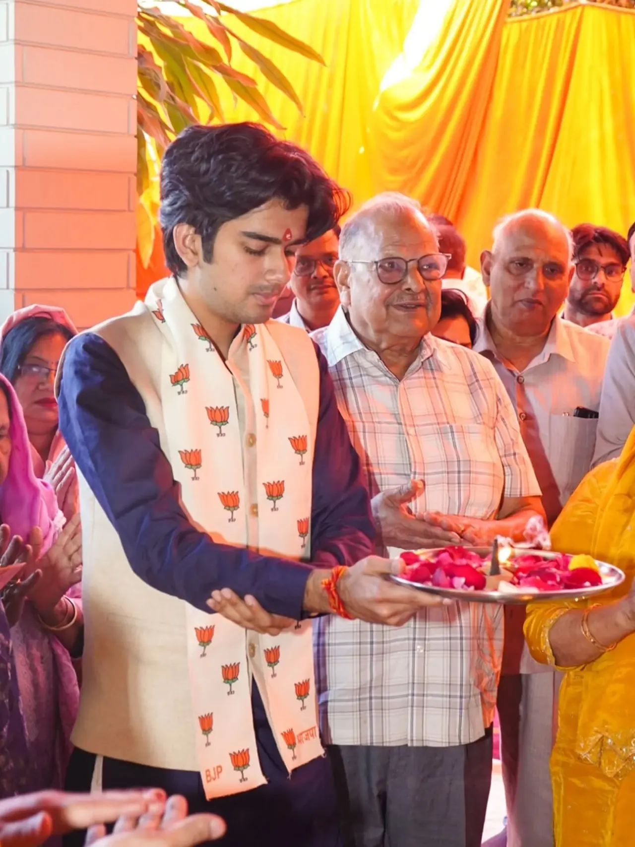 Councillor Parth Gupta Marks His Birthday with a Hawan in Panchkula