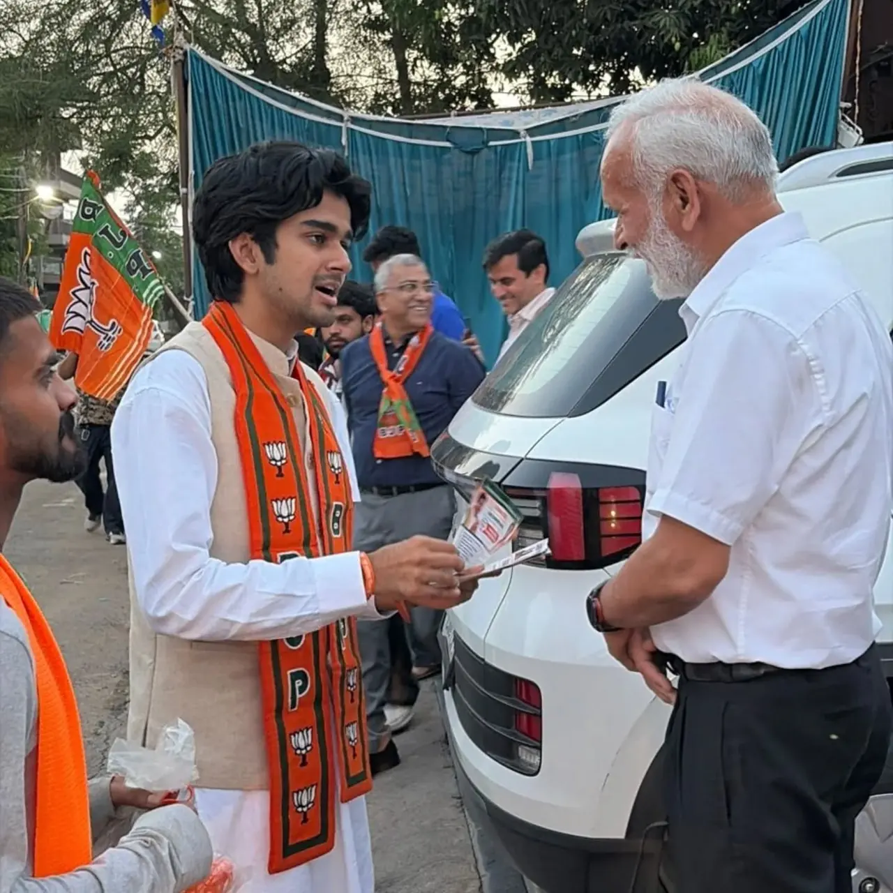 Parth Gupta Leads Jan Sampark Outreach Across Ward 6, Panchkula
