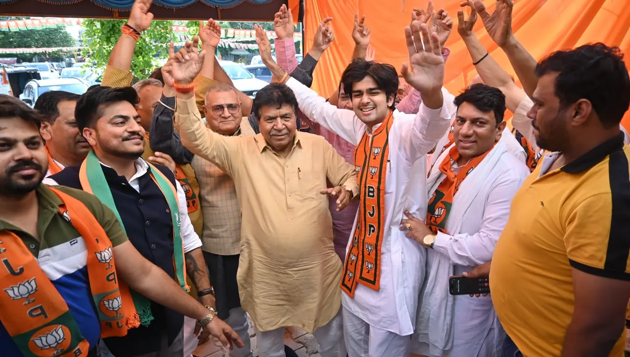 Ward 6 Panchkula Celebrates BJP Victory with Parth Gupta — photo 2