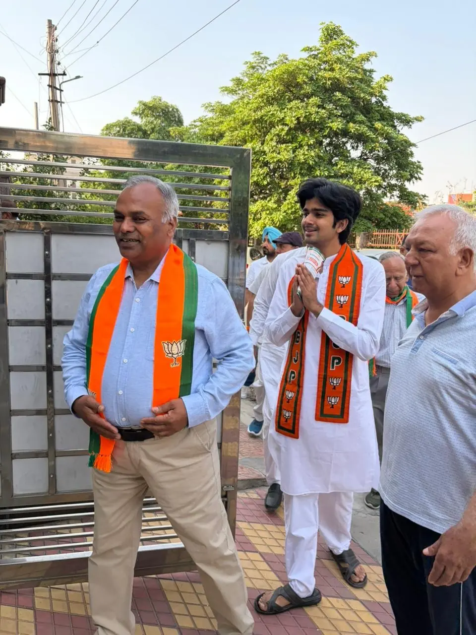 Parth Gupta Takes Door-to-Door Outreach to Ward 6 in Panchkula