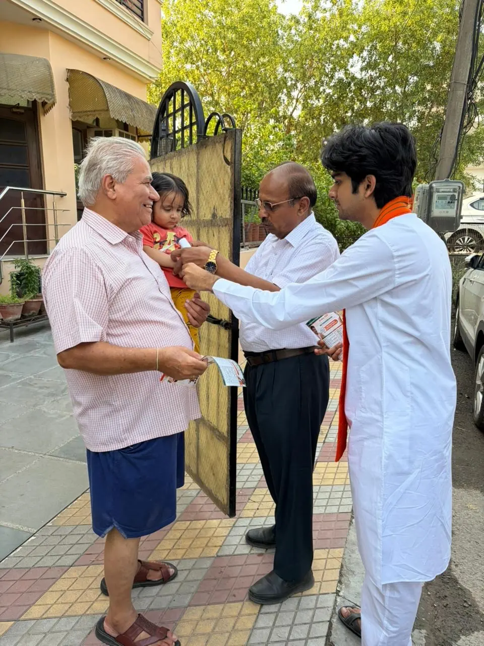 Parth Gupta Takes Door-to-Door Outreach to Ward 6 in Panchkula — photo 2