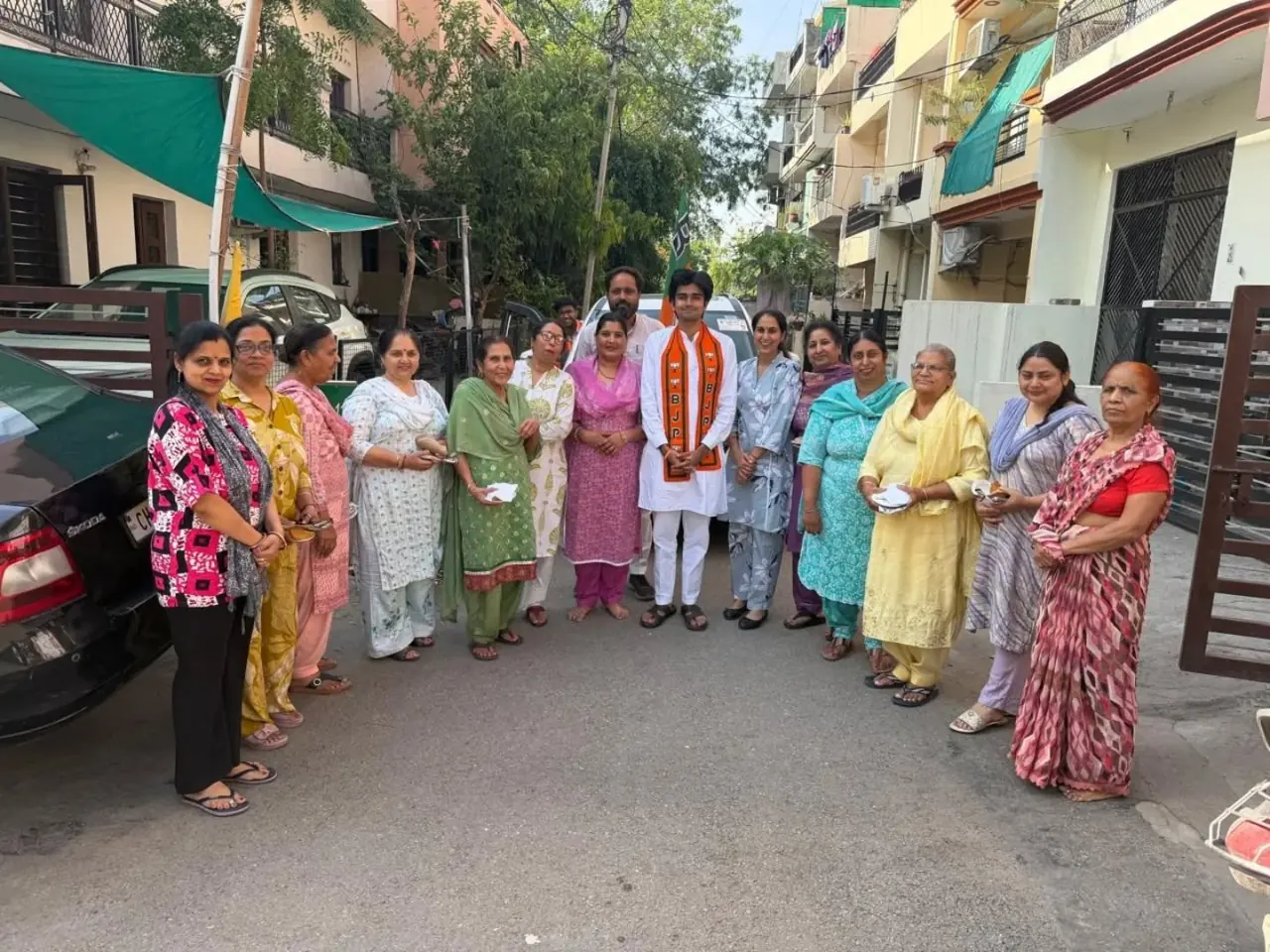Parth Gupta Meets Ward 6 Residents During Jan Sampark in Panchkula