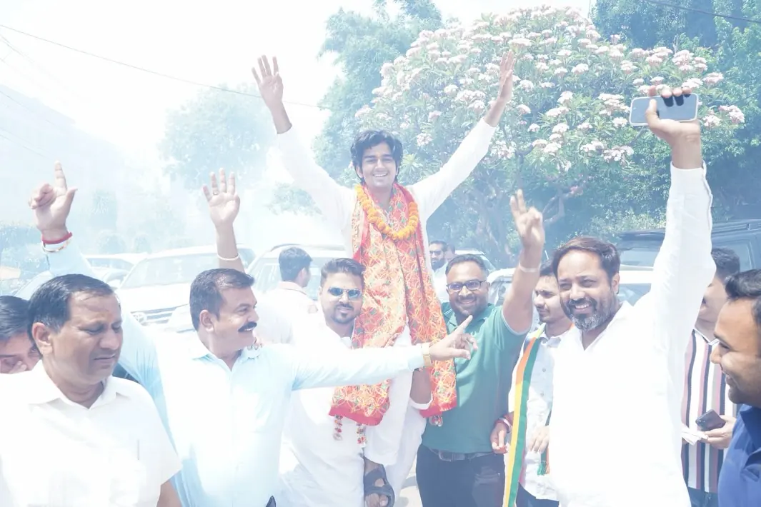 Parth Gupta Seeks Residents' Blessings After Ward 6 Win in Panchkula — photo 2