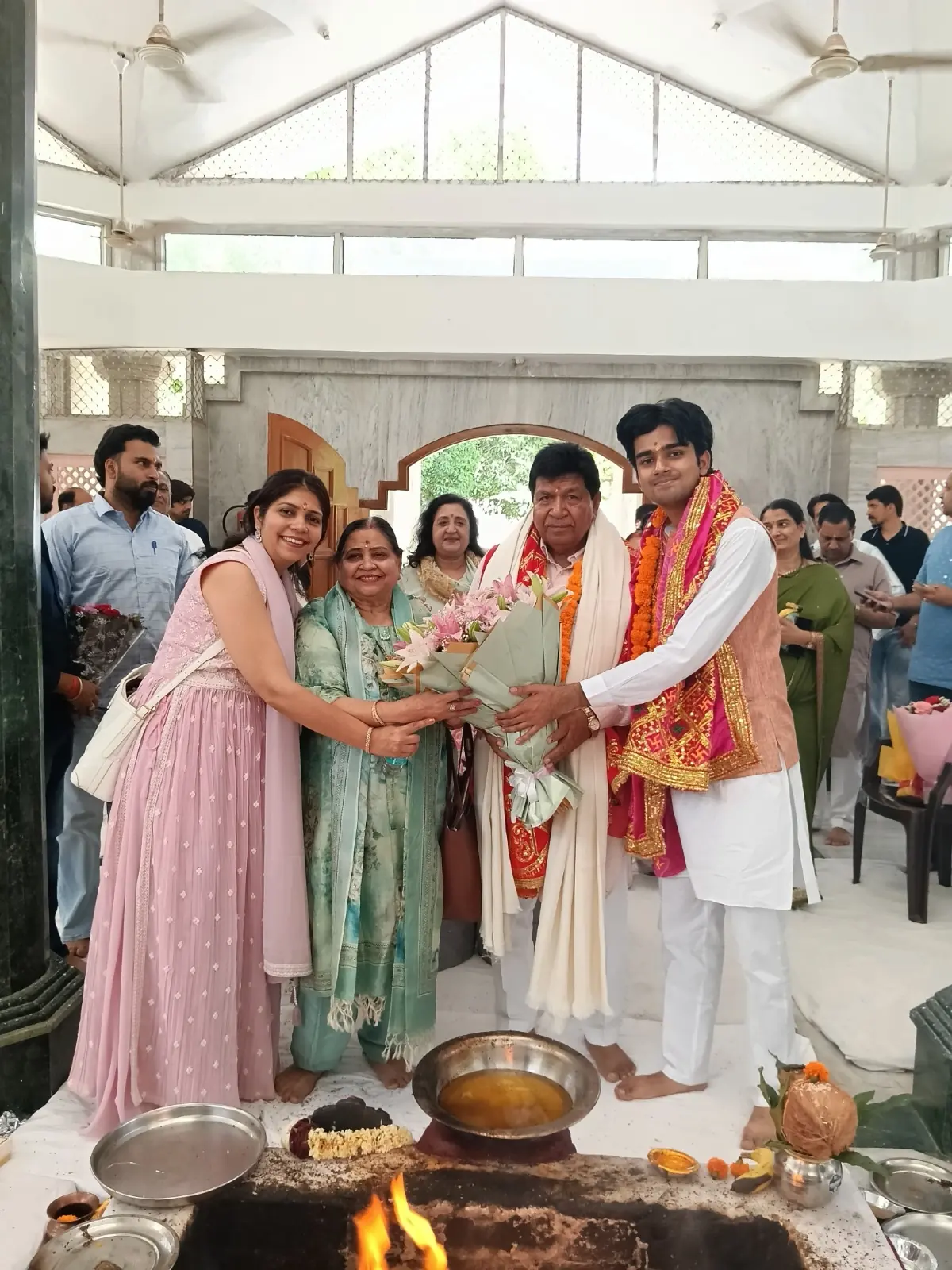 Parth Gupta Marks Gyan Chand Gupta's Birthday with Hawan and Langar Seva