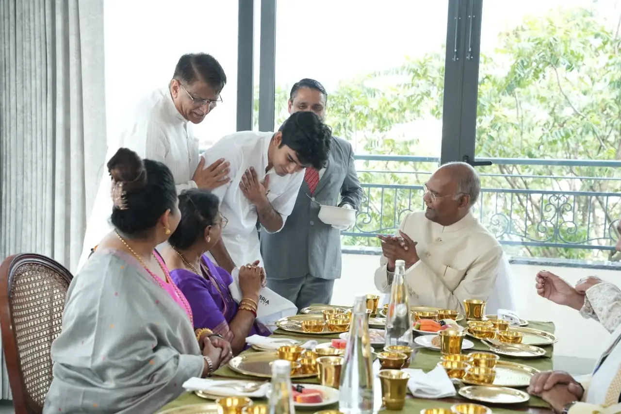 Councillor Parth Gupta Meets Former President Ram Nath Kovind, Draws Inspiration for Public Service