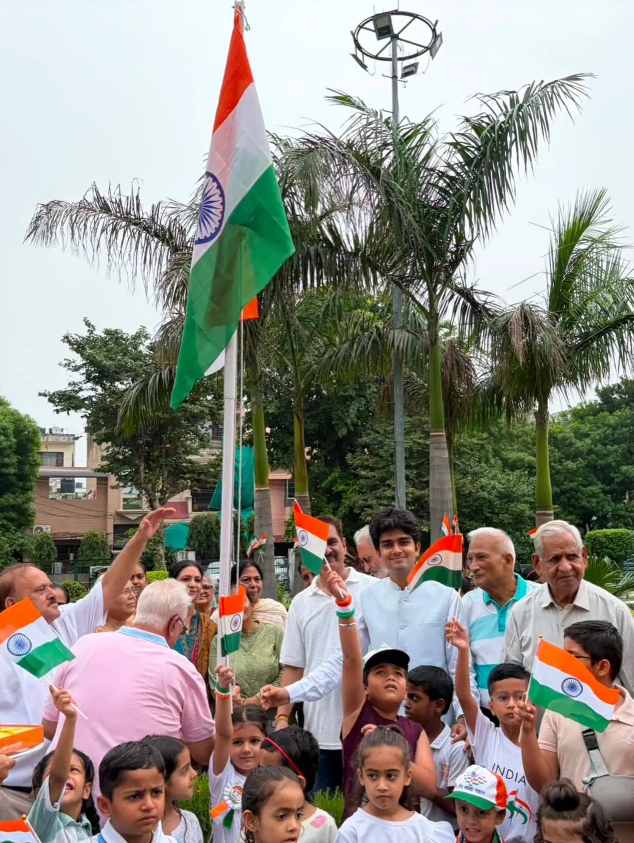 Councillor Parth Gupta Joins Independence Day Celebrations in Sector 16, Panchkula — photo 2